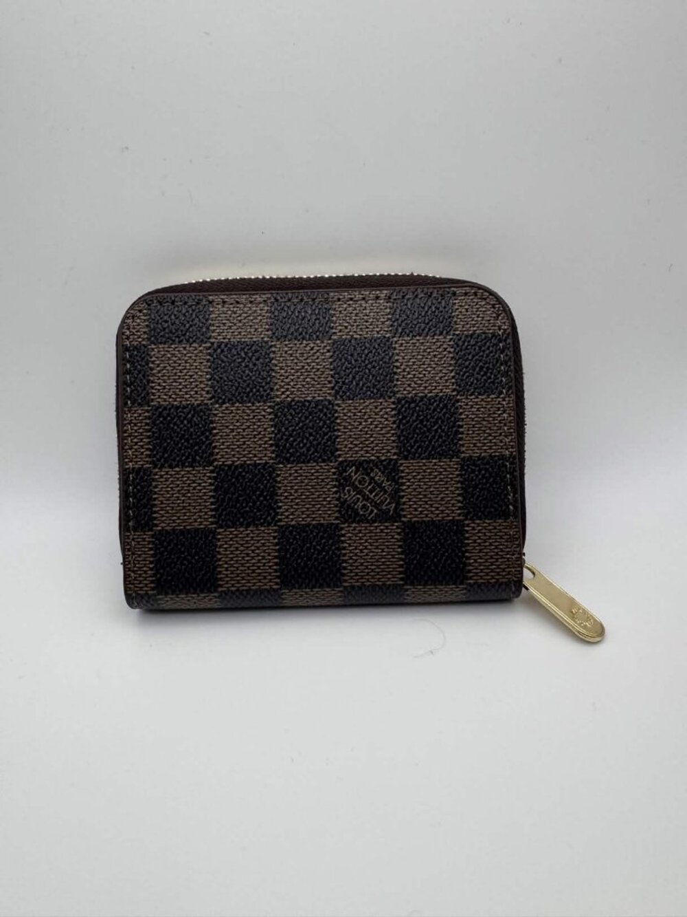 LOUIS VUITTON ZIPPY COIN PURSE WALLET DAMIER EBENE